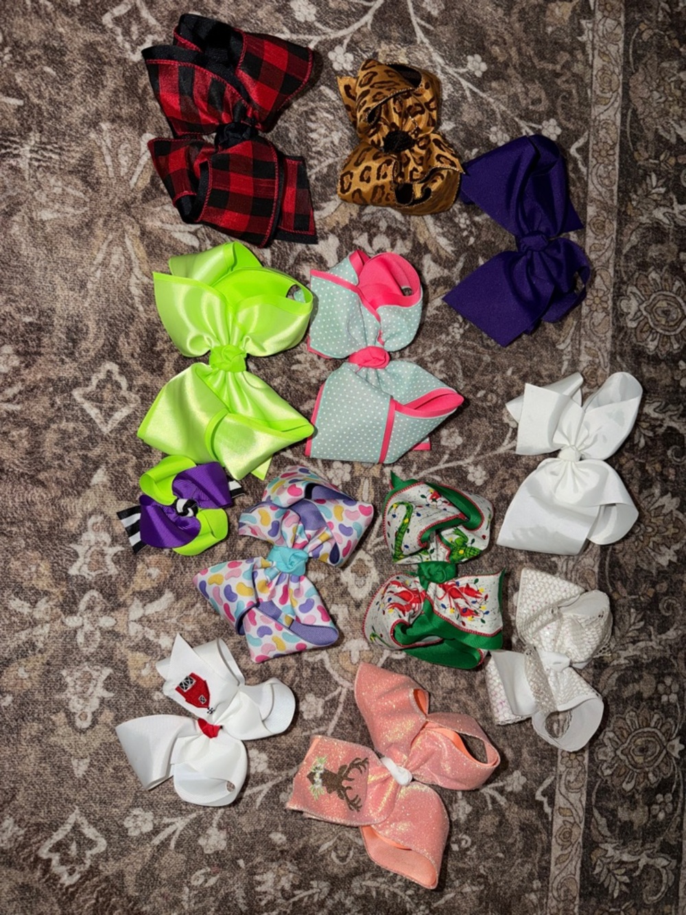 Kids Hair Bow Set - Assorted Colors